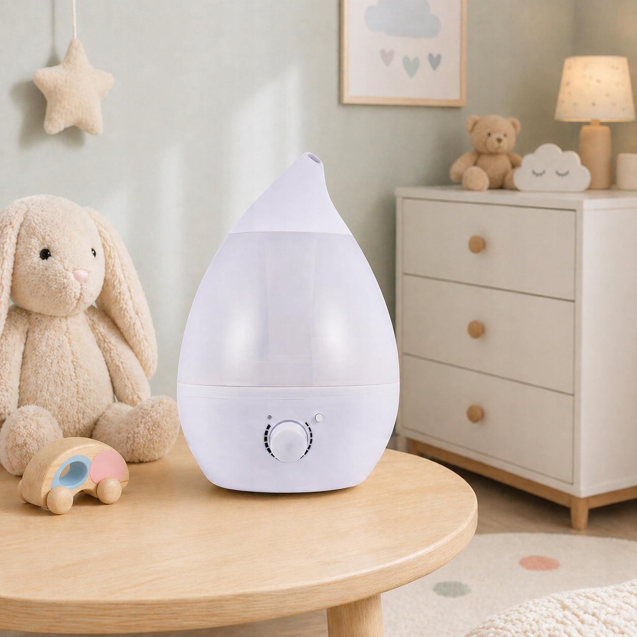 Ultrasonic humidifier Depan 25 W, white Packaging status original
