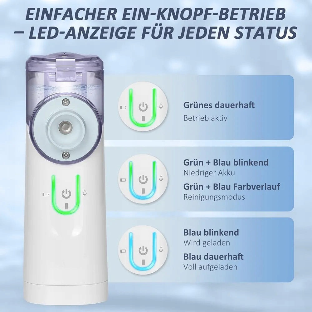 Ultrasonic portable inhaler, nebulizer with mask for adults and children Medical device no
