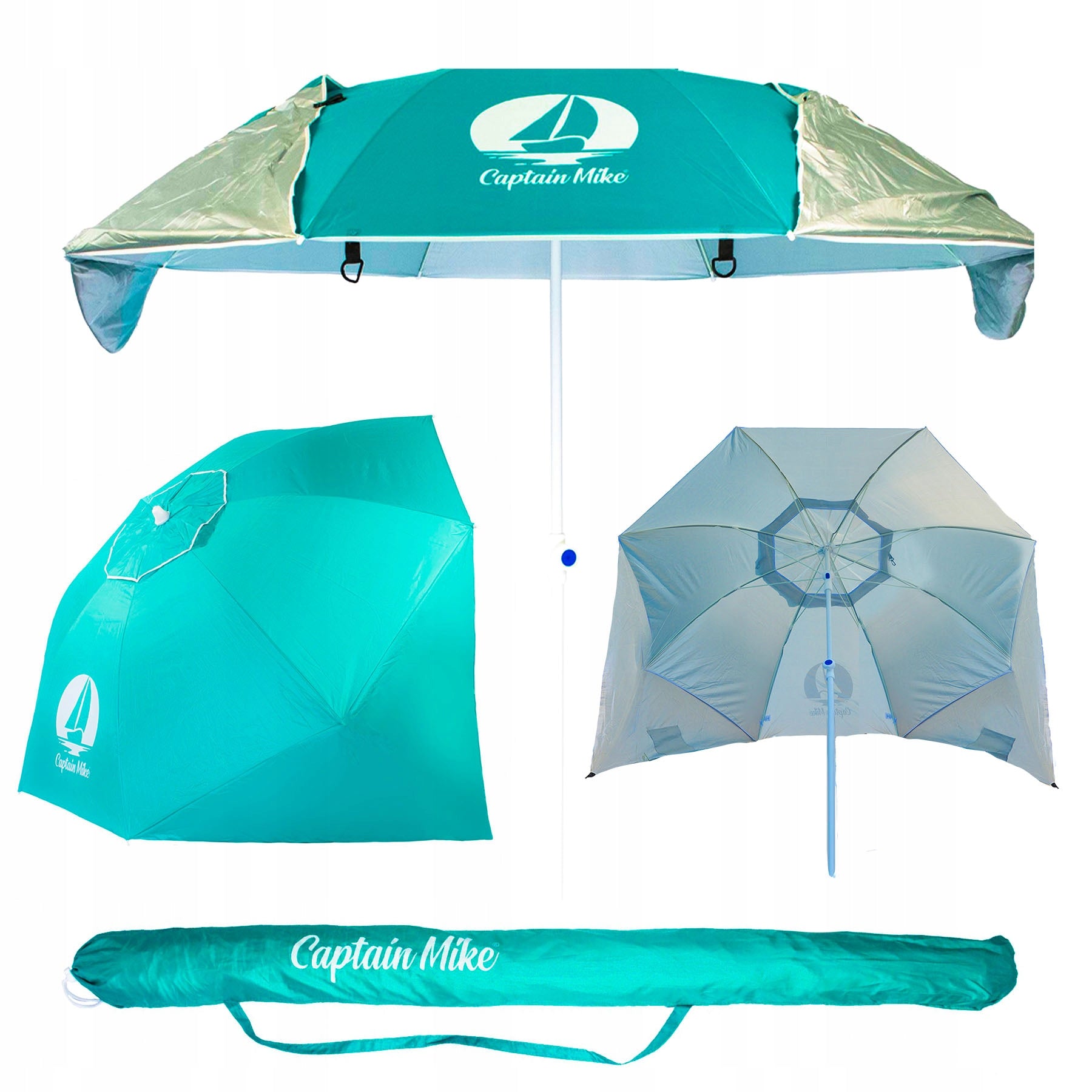 Umbrella BEACH TENT with ventilation cover UV filter UPF50+ 180 cm