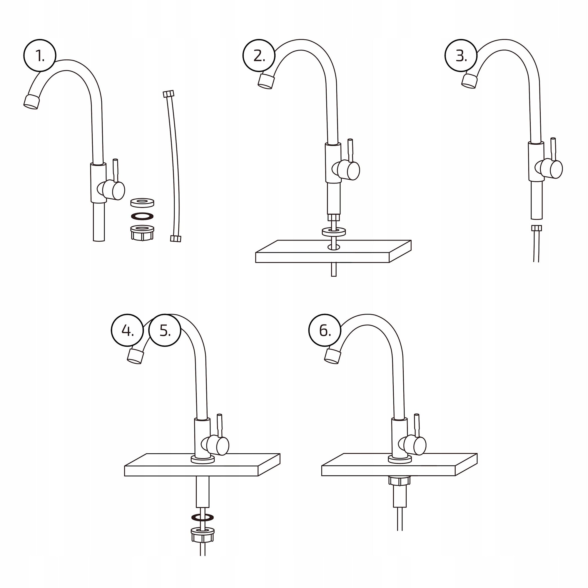 Under-sink filter system Aquafloow tap water faucet Set Kind under-sink
