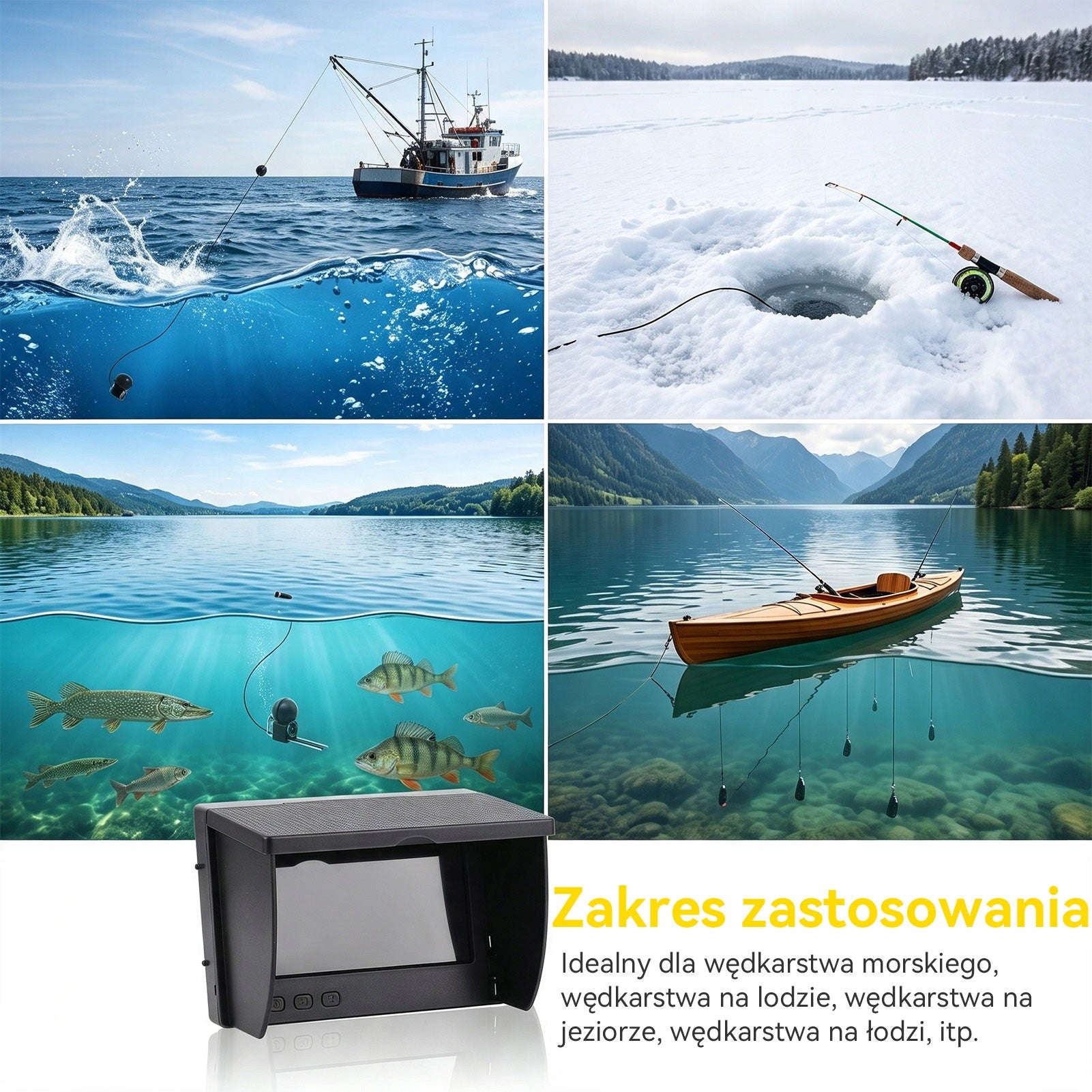 Underwater Fishing Camera Kit with Monitor Manufacturer code EHF