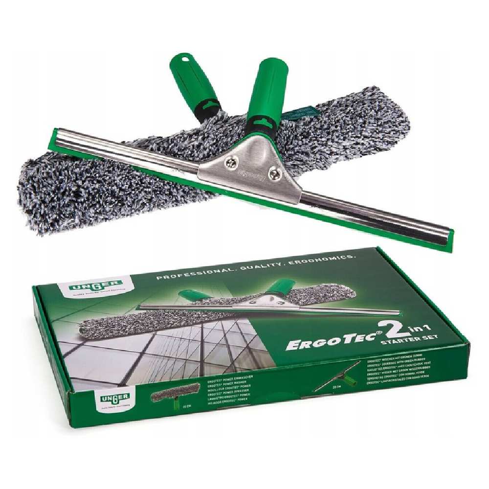 Unger ErgoTec 2-in-1 Window Cleaning Kit Squeegee and Washer 35 cm AK011A EAN (GTIN) 4017942014664