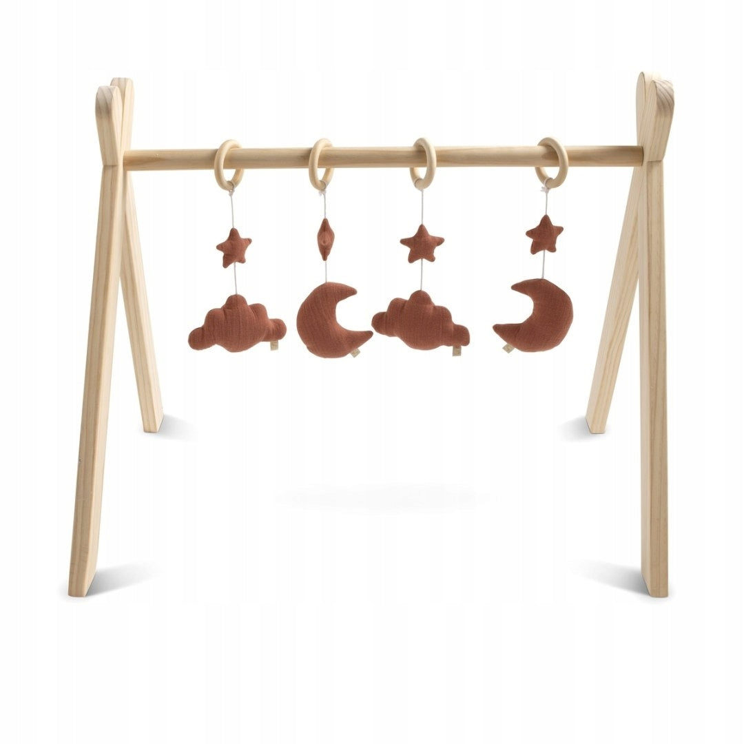Uni Terracotta Wooden Educational Stand, Sauthon Sauthon