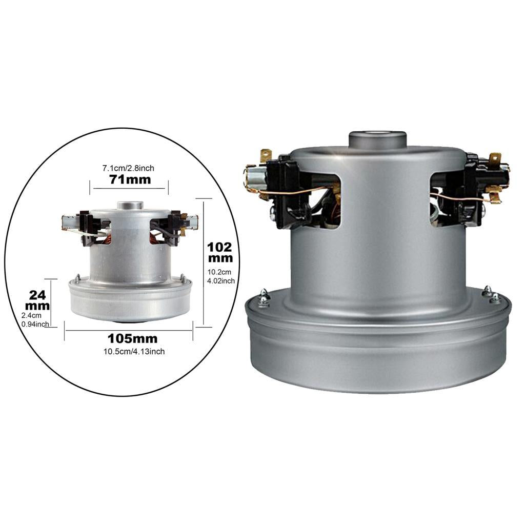 Universal 12W Vacuum Cleaner Aluminum Motor With Temperature Control Device Maximum power 1 W