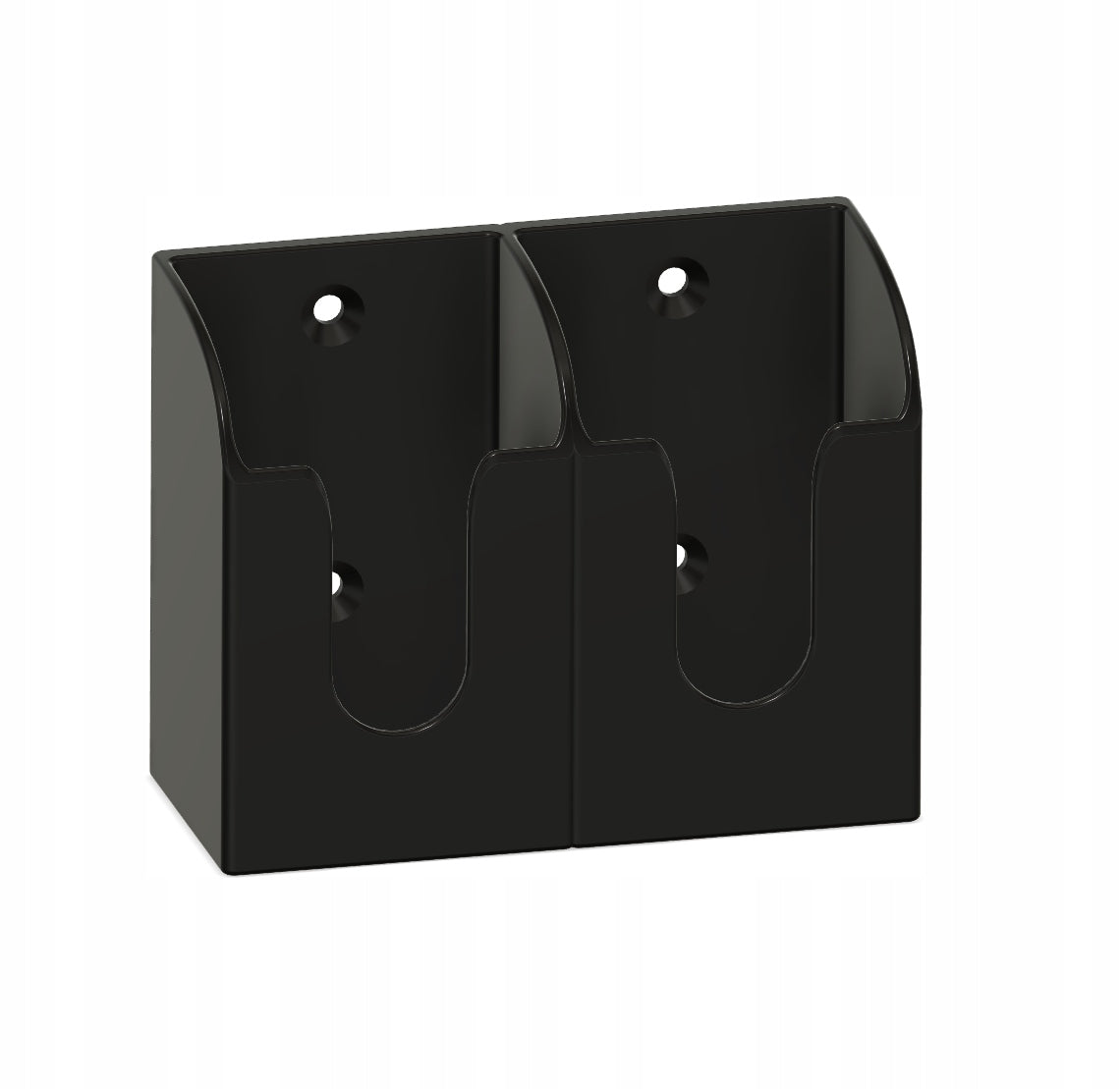 Universal Double Wall Mount Hanger for Remote Control Black Grey White Brand no brand