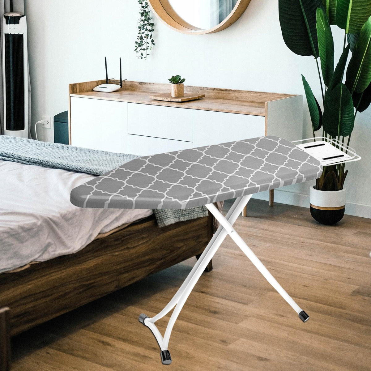 Universal Ironing Board Cover Thickened Printing Heat Retaining Pad Grid Brand no brand