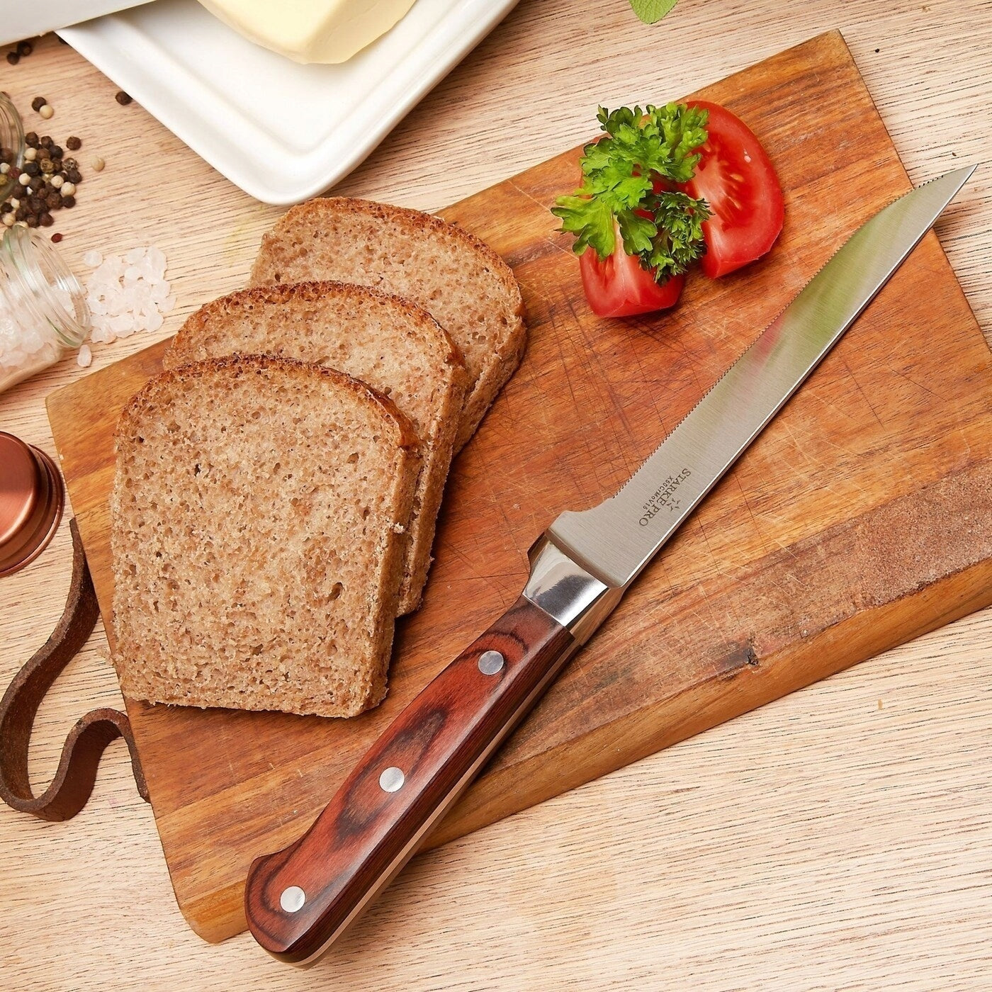 Universal KNIFE with BALL SHARP Kitchen PRECISION Starke Pro Silva 15 cm Packaging status original