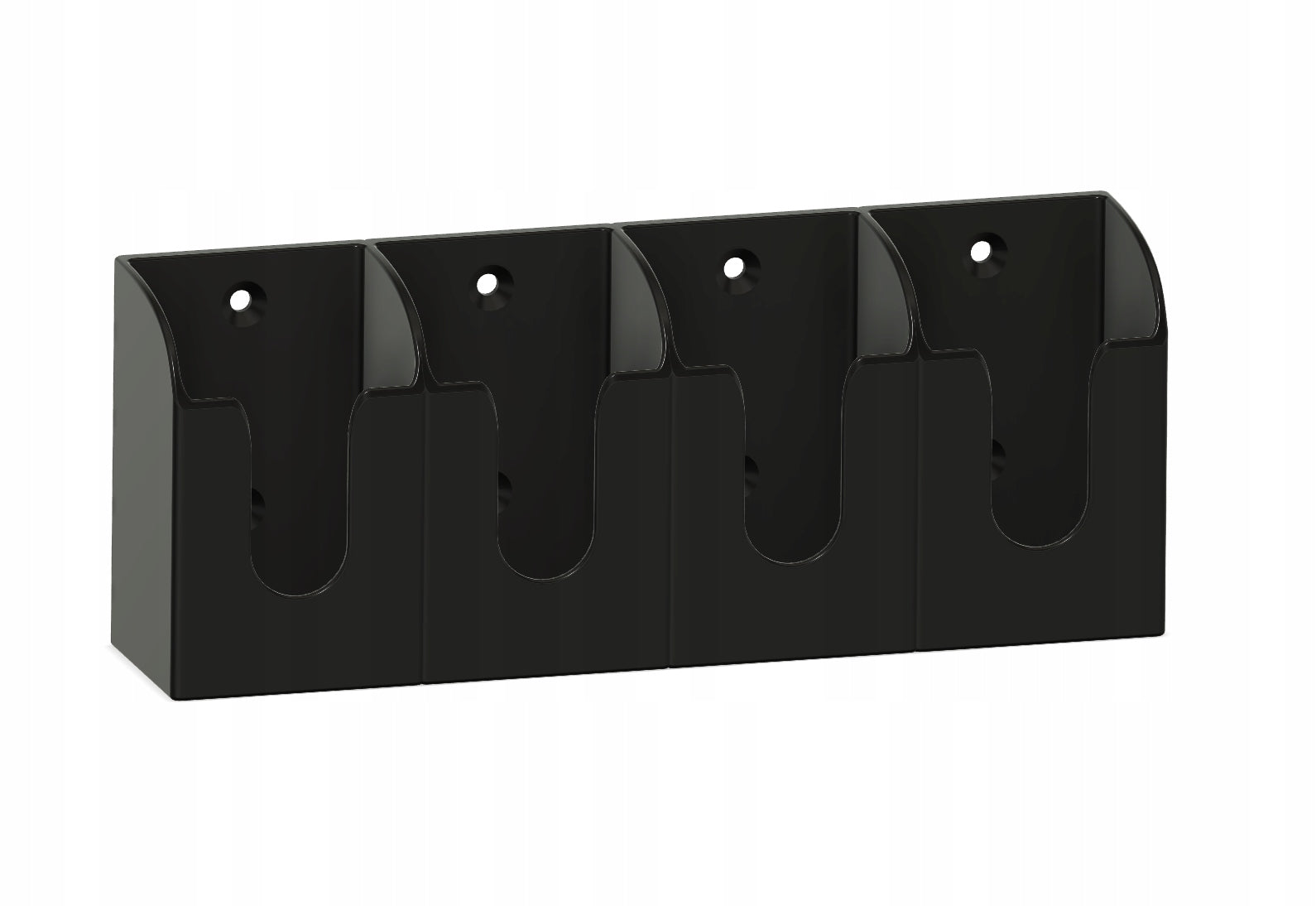 Universal Quadruple Wall Hanger Holder for Remote Control Black Grey White Brand no brand