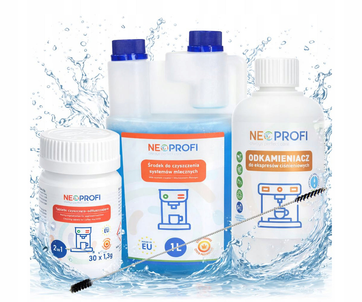 Universal coffee machine maintenance kit NEOPROFI cleaning products