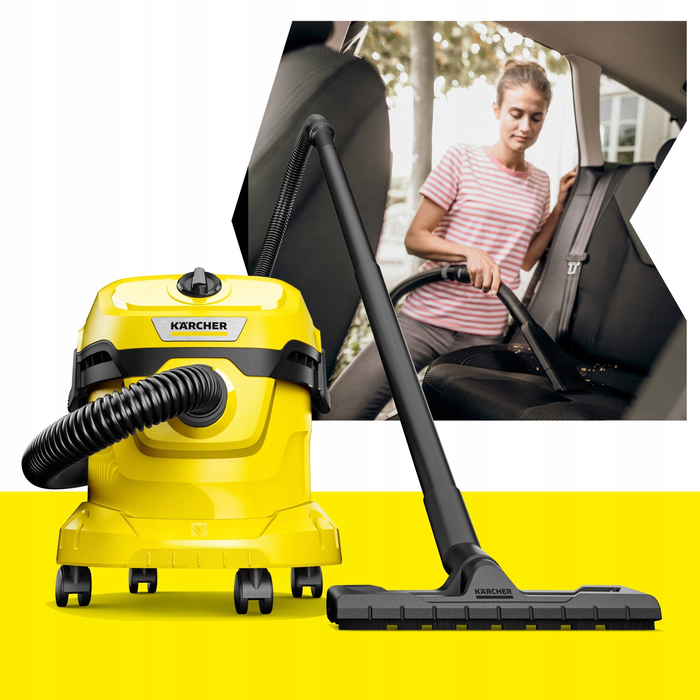 Universal energy-saving vacuum cleaner Karcher WD 2 Plus V-12/4/18 15K 15l Packaging status original