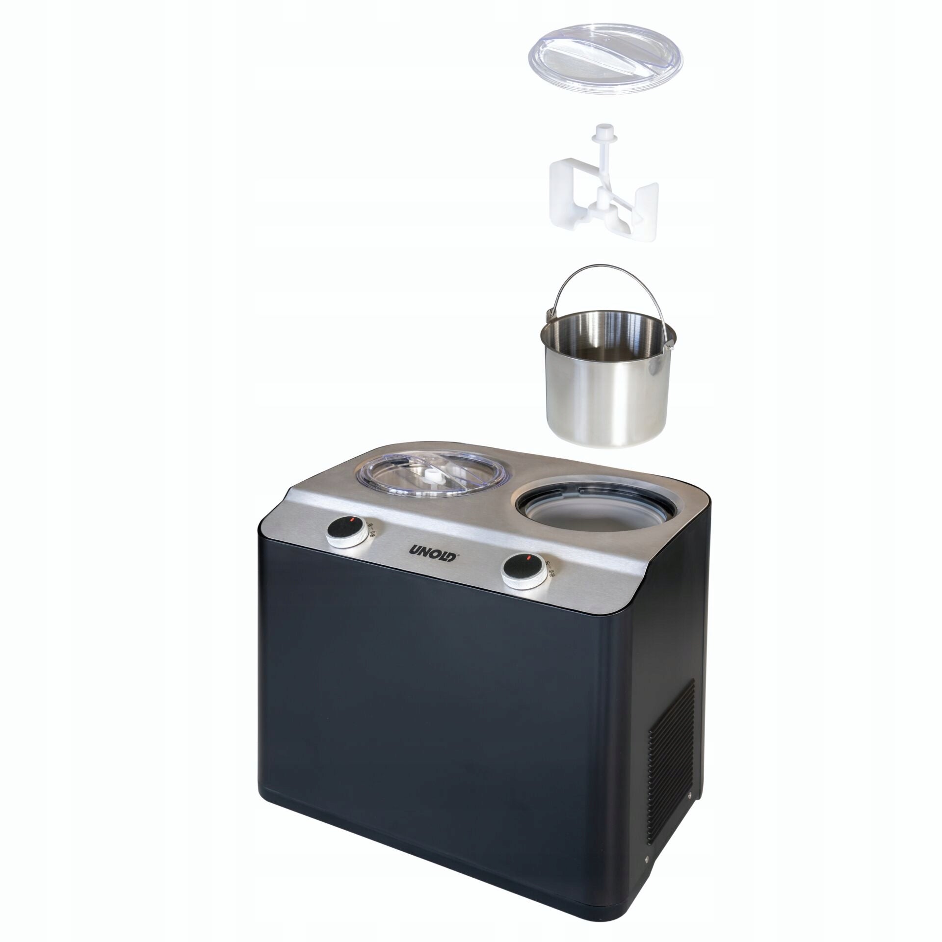Unold 48835 Doppio nero Eismaschine Brand Unold