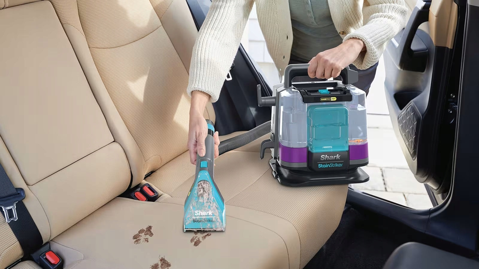 Upholstery washing vacuum cleaner Shark StainStriker HairPro Pet PX250EUT Brand Shark