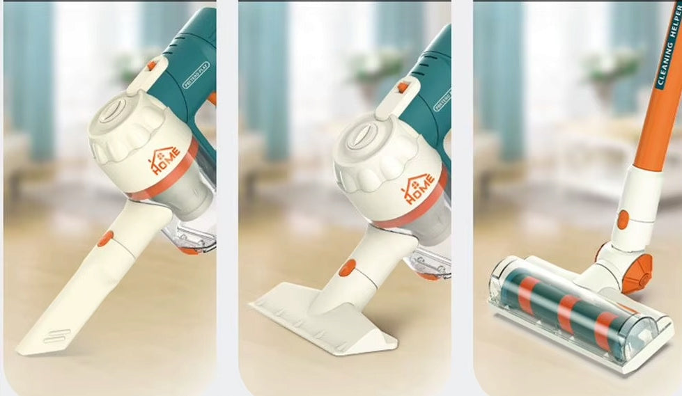 Upright Vacuum Cleaner Cordless Kids Sound Light Battery Operated 3in1 W092 Brand K&M