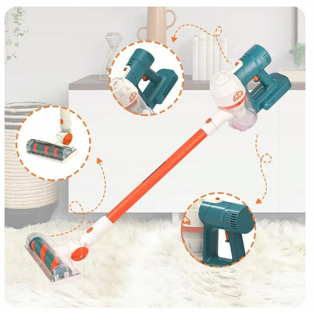 Upright Vacuum Cleaner Cordless Kids Sound Light Battery Operated 3in1 W092 Manufacturer code W092