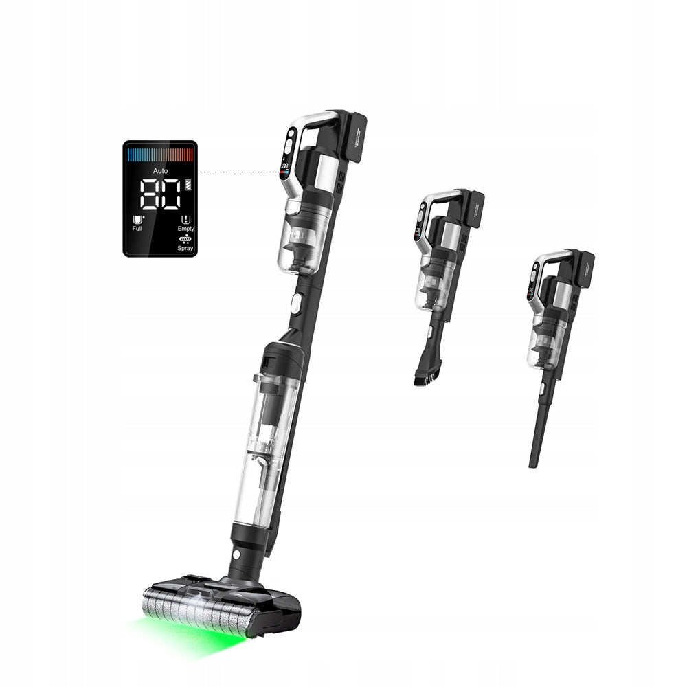 Upright Vacuum Cleaner Mopping Jimmy PW11 Plus green lighting Polish voice