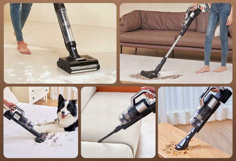 Upright Vacuum Cleaner Mopping Jimmy PW11 Pro Max 21Kpa Double Brush Packaging status original