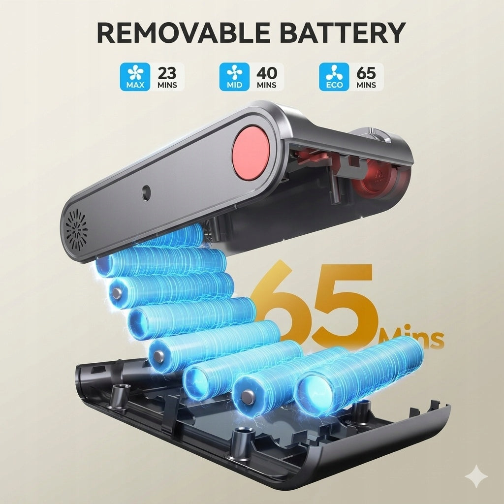 Upright vacuum cleaner Blossom V20 650W 55000PA Brand Laresar