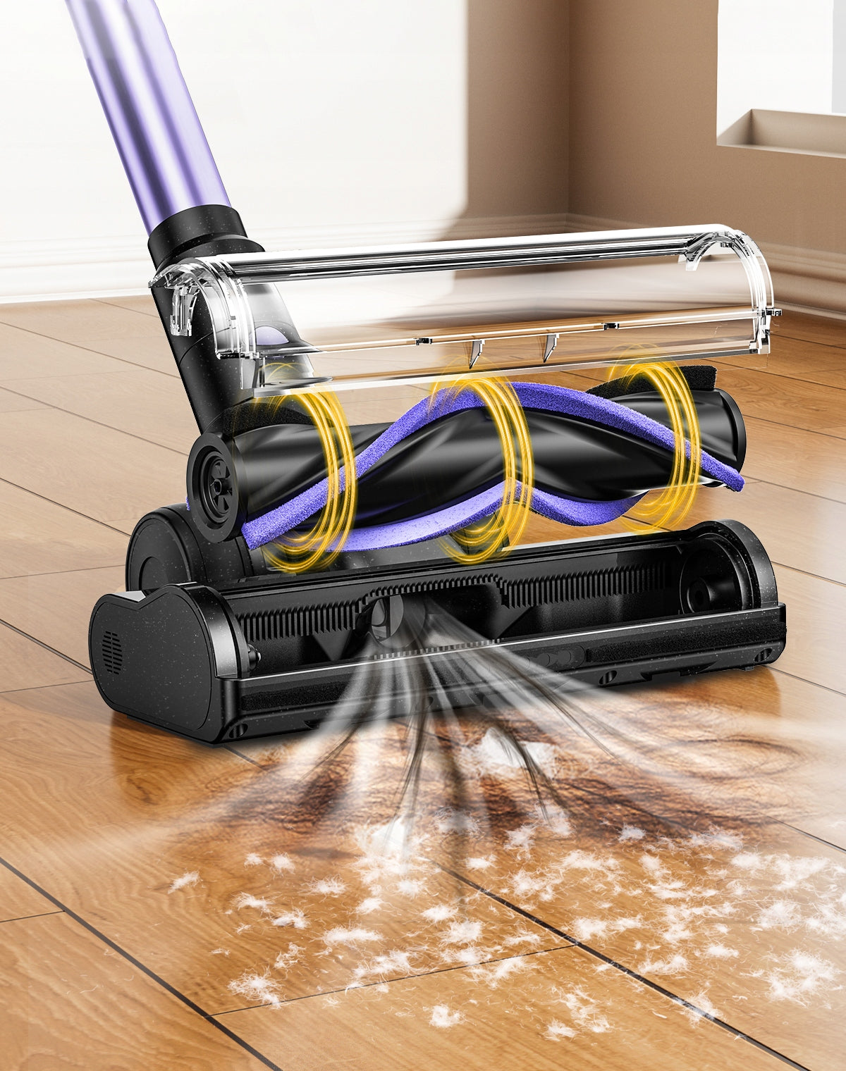 Upright vacuum cleaner Feward H28 500W 50KPA New purple Pet Wet mode no