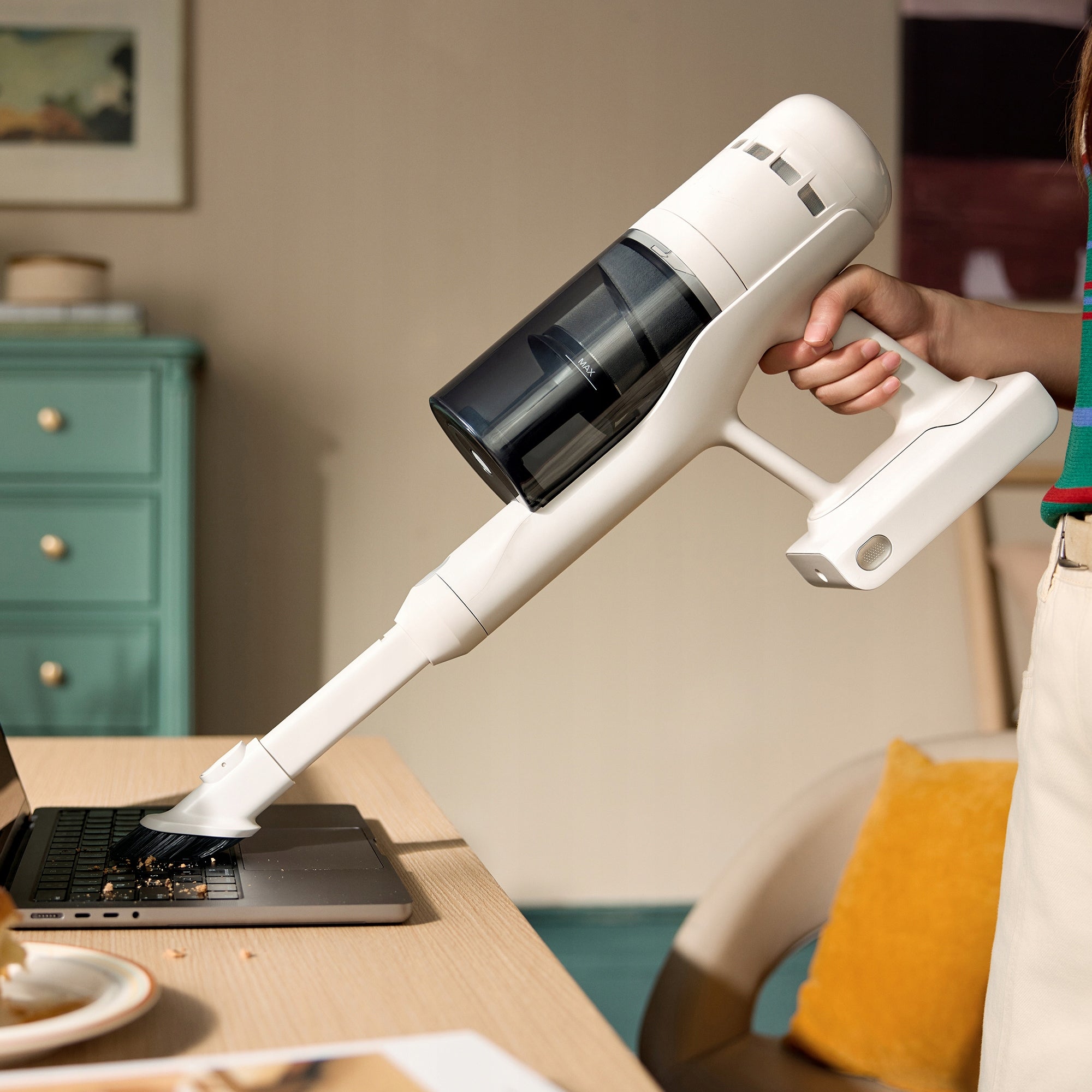 Upright vacuum cleaner Roborock H60 wireless 60MINS 140° Green light Dust container volume 0.5 l