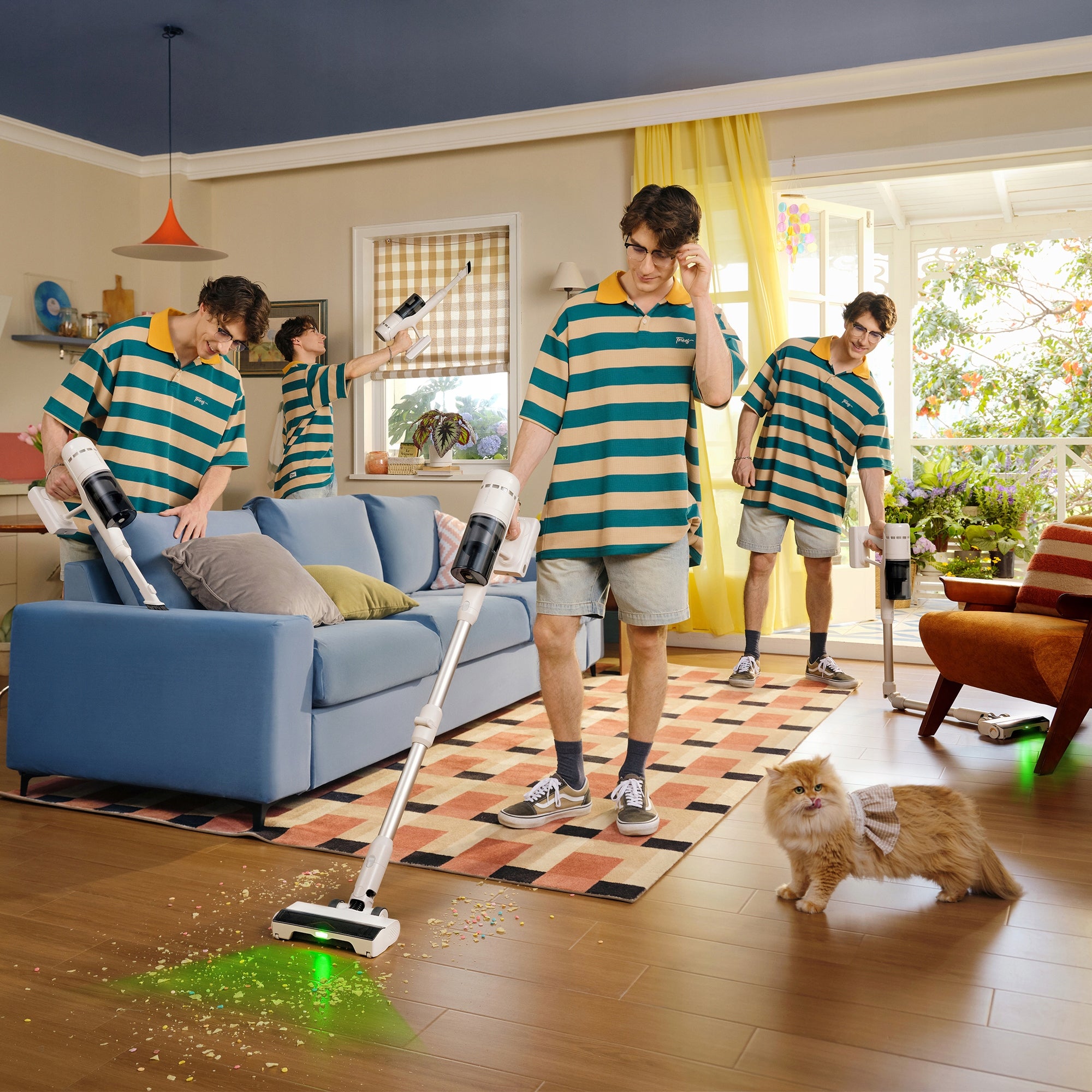 Upright vacuum cleaner Roborock H60 wireless 60MINS 140° Green light Packaging status original