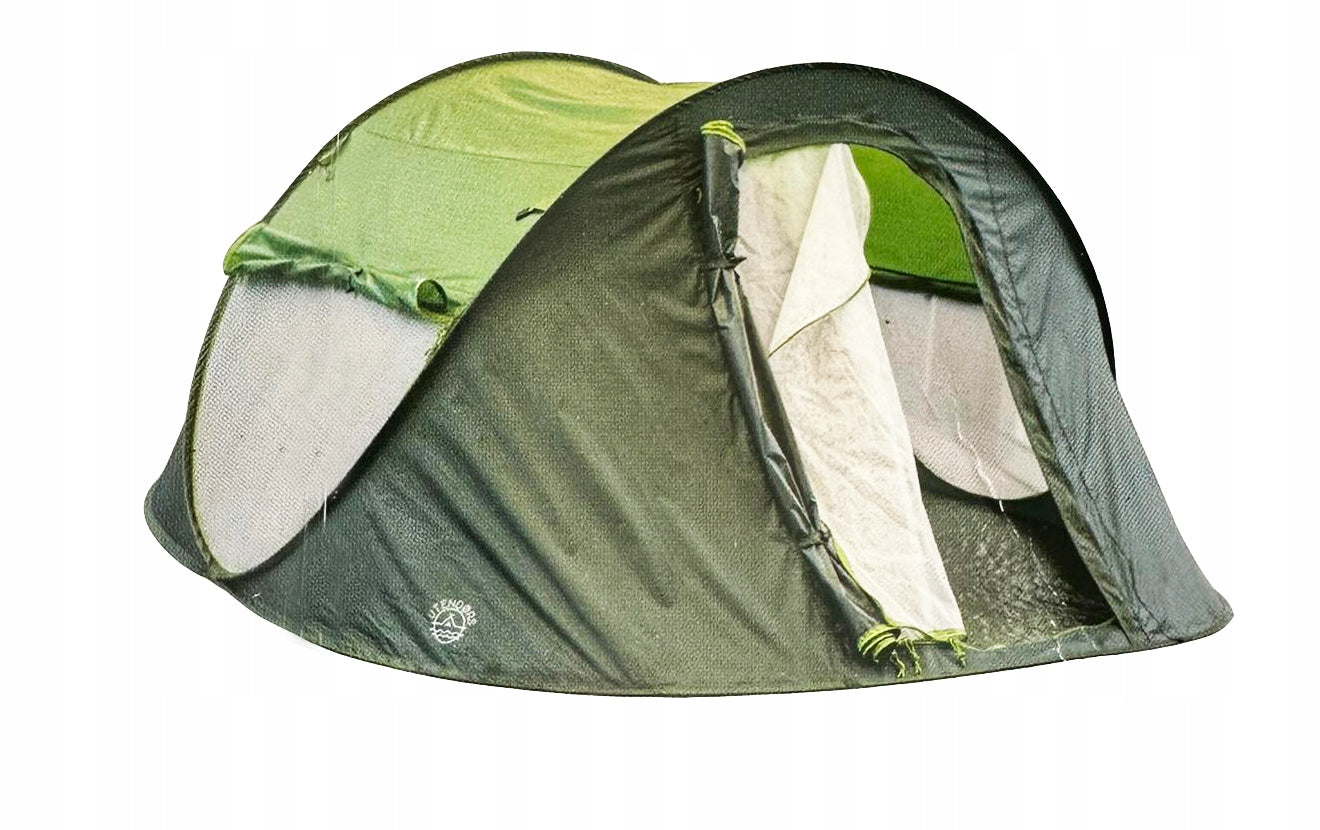 Utendors Tourist Tent Self-Assembly 3-Person Green