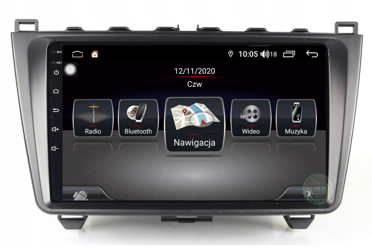 V&S QLED Navigation Mazda 6 Business Line BLACK