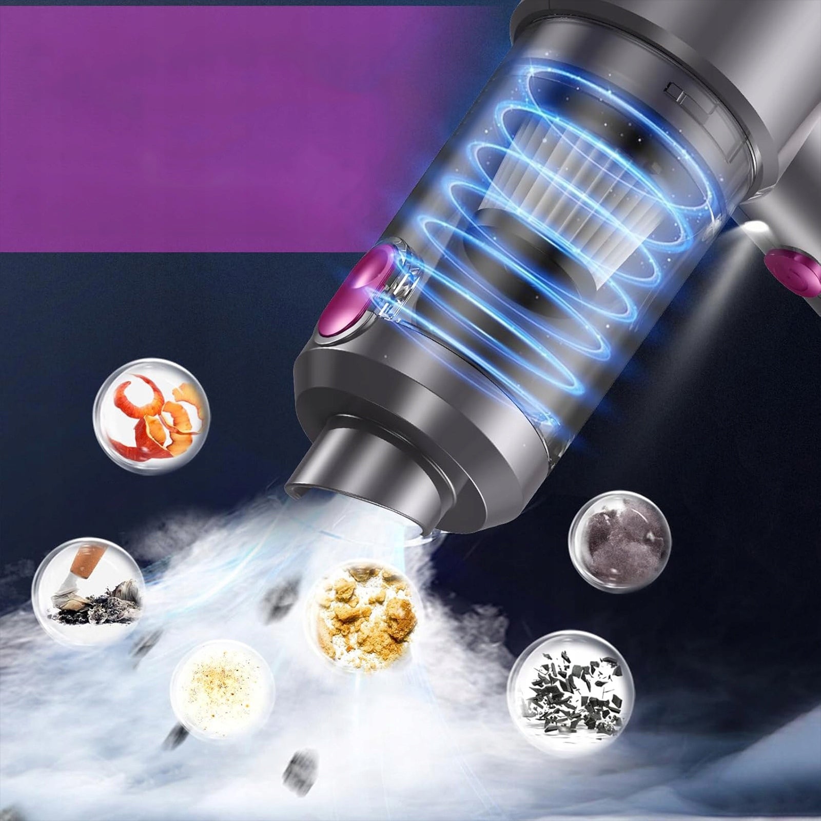 VACUUM CLEANER 4IN1 MINI HANDHELD AGD SMALL WIRELESS 4 MODES 7 NOZZLES Manufacturer code 250620FC11