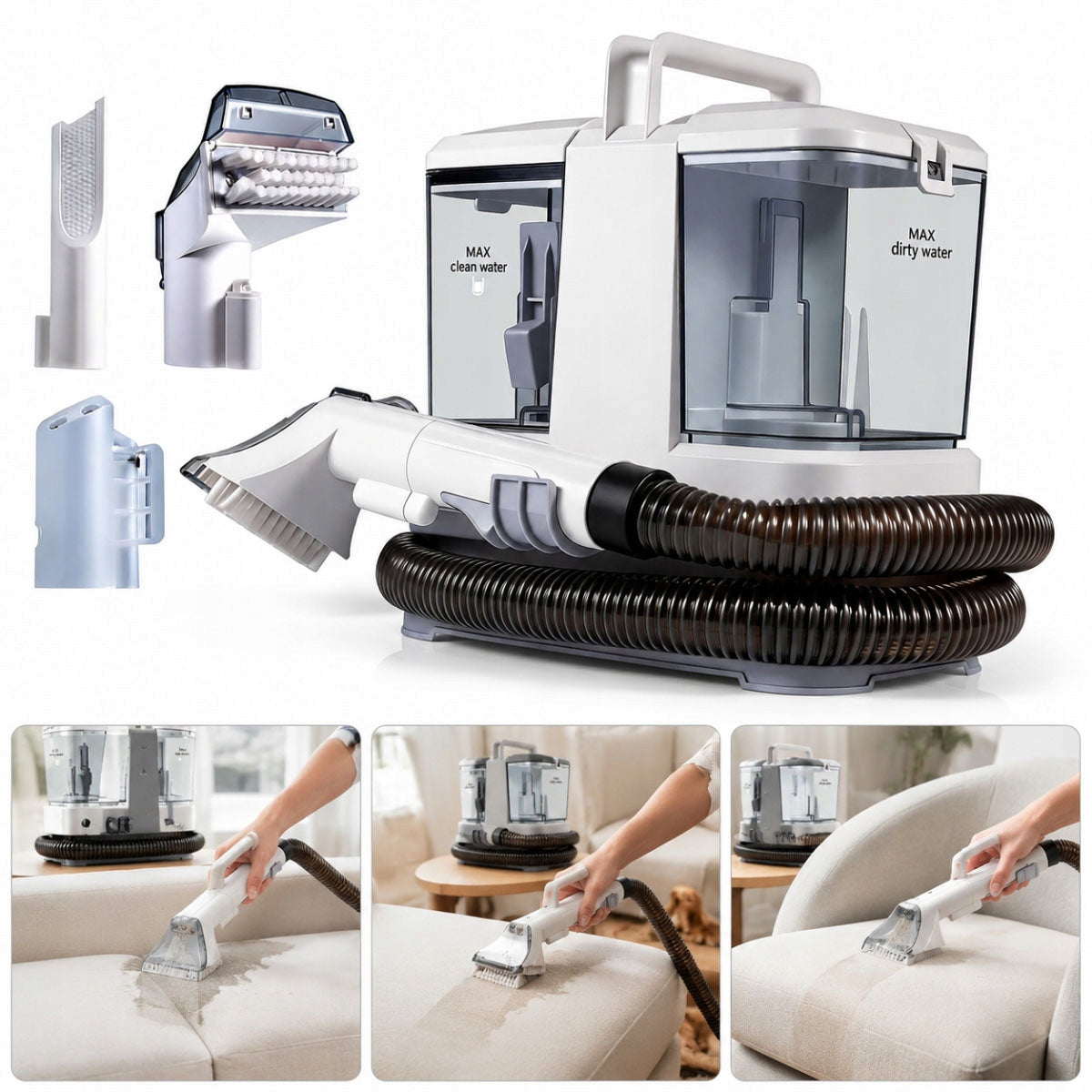 VACUUM CLEANER FABRIC CLEANING MACHINE CARPET CLEANING 0.8L 400W Brand no brand