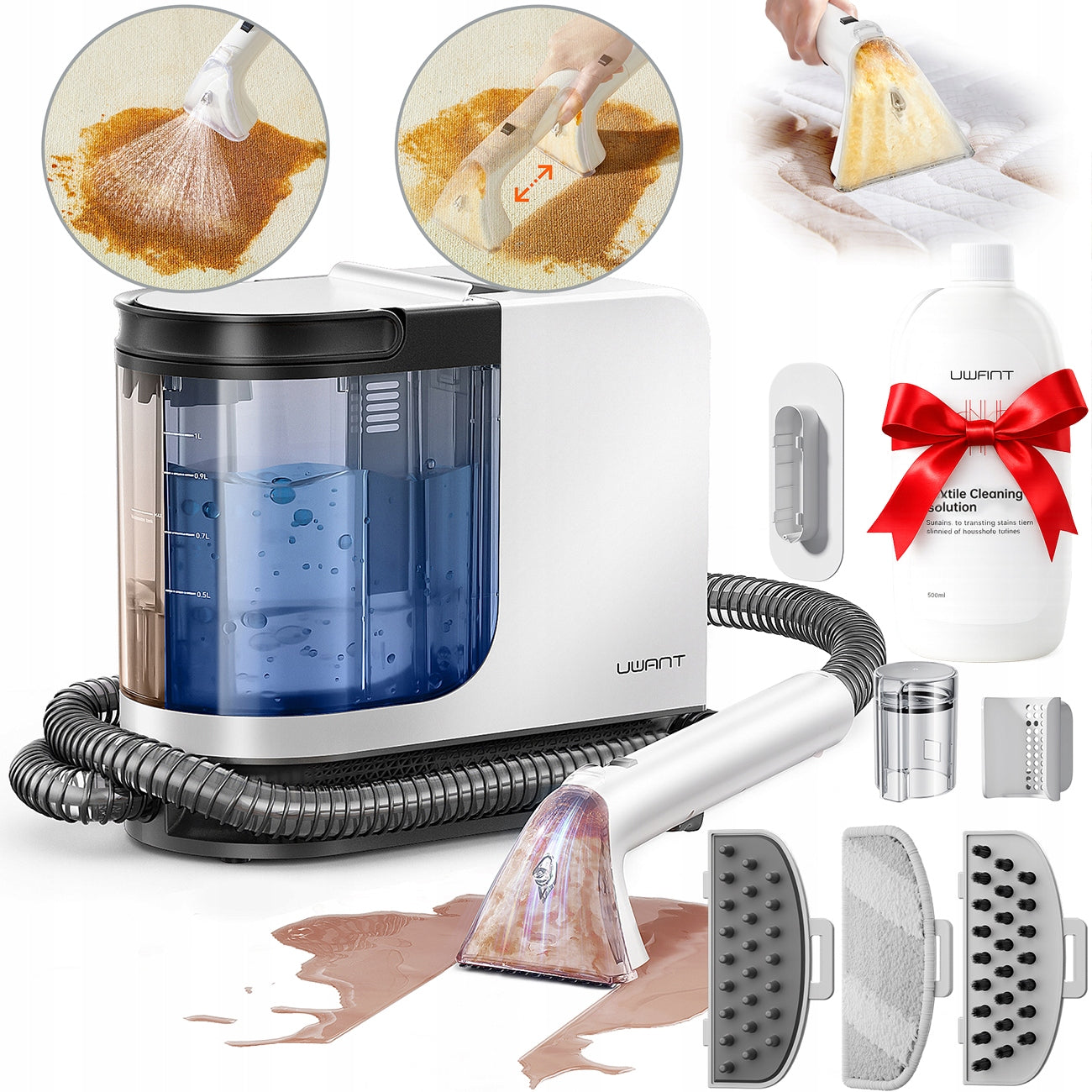 VACUUM CLEANER FOR CAR CARPET MATTRESS UPHOLSTERY 600W UWANT Y200