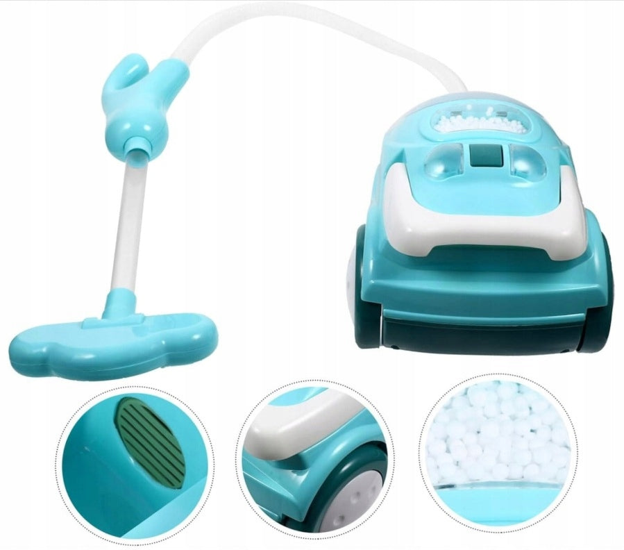 VACUUM CLEANER FOR CHILDREN INTERACTIVE SUCKS BALLS LIGHT LED SOUND AGD TOY EAN (GTIN) 5900779946736
