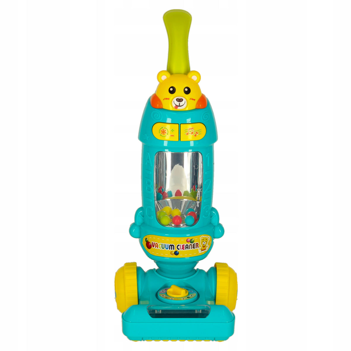VACUUM CLEANER FOR CHILDREN INTERACTIVE VERTICAL TOY WITH SOUND XXL BLUE Kid's age 3+ years