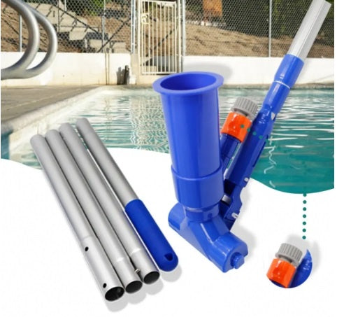 VACUUM CLEANER FOR CLEANING THE BOTTOM OF THE POOL - SET WITH A BAG AND TELESCOPIC HANDLE