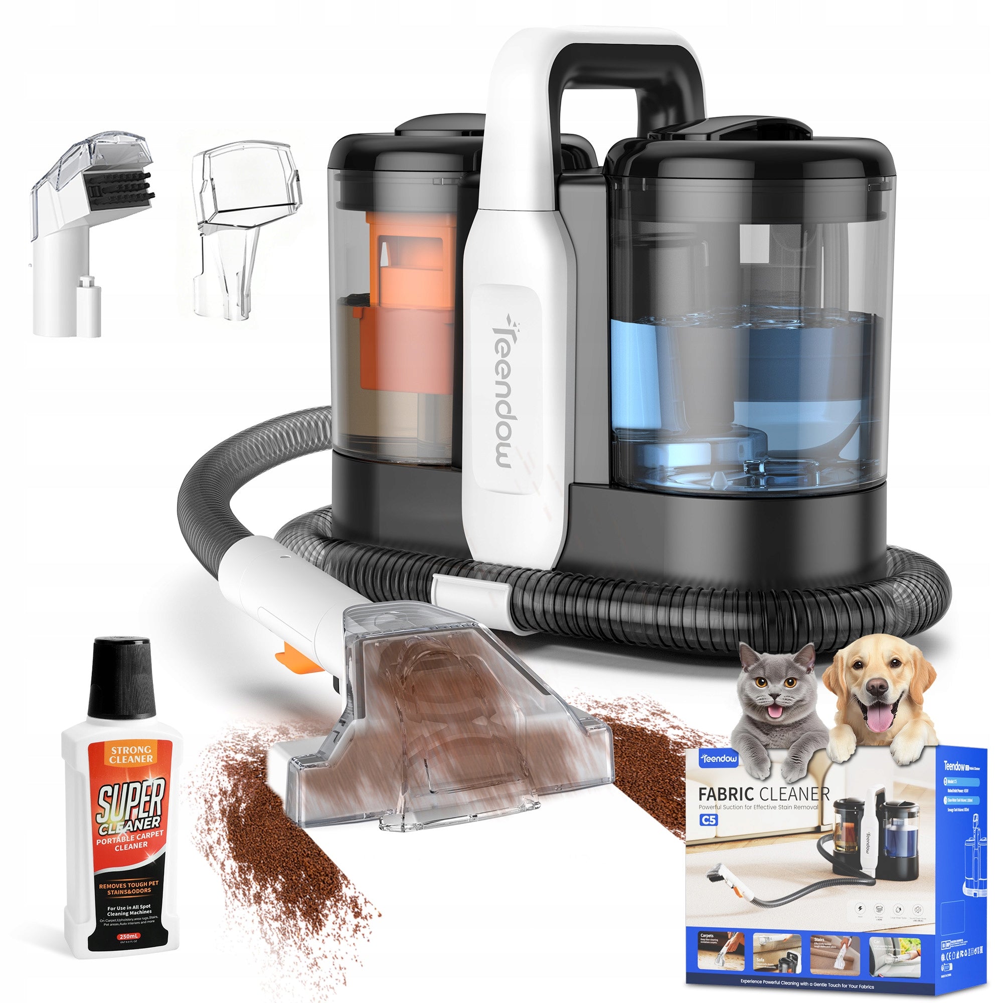 VACUUM CLEANER FOR CLEANING UPHOLSTERY AND CARPETS STRONG WET DRY 500W