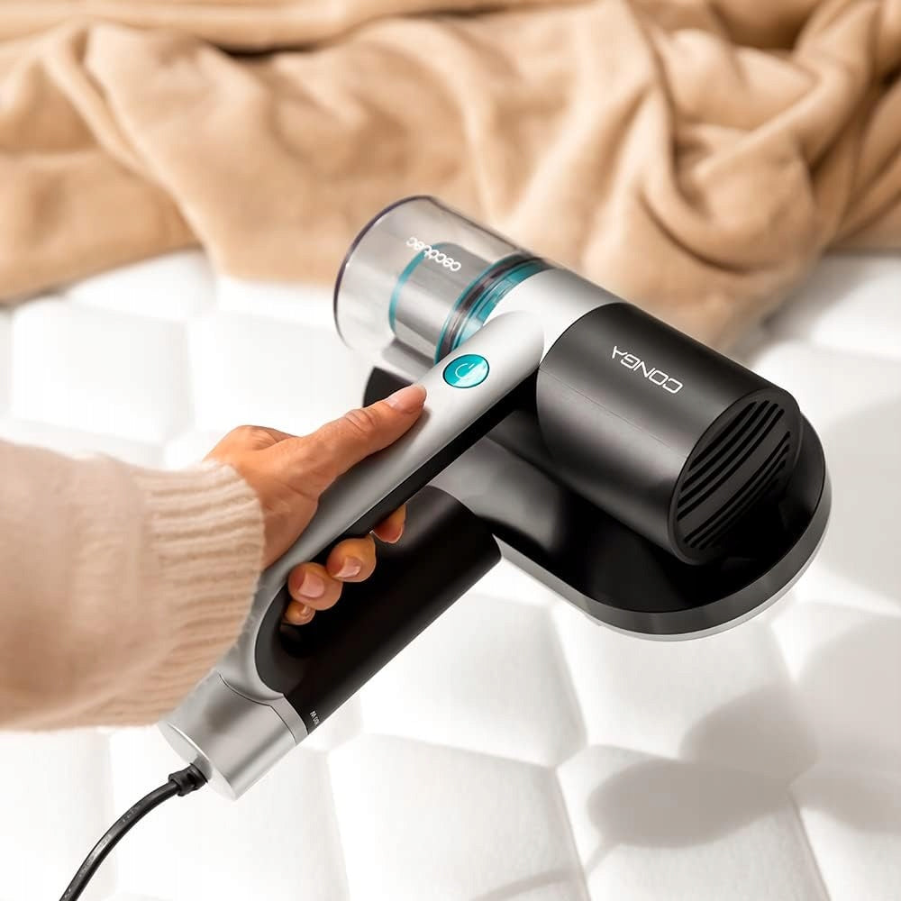 VACUUM CLEANER FOR MATTRESS BEDS REMOVES 99% OF MITES WITH ULTRASOUND BLACK 300W Manufacturer code ODKURZACZ DO MATERACY ŁÓŻEK USUWA ROZTOCZA 99