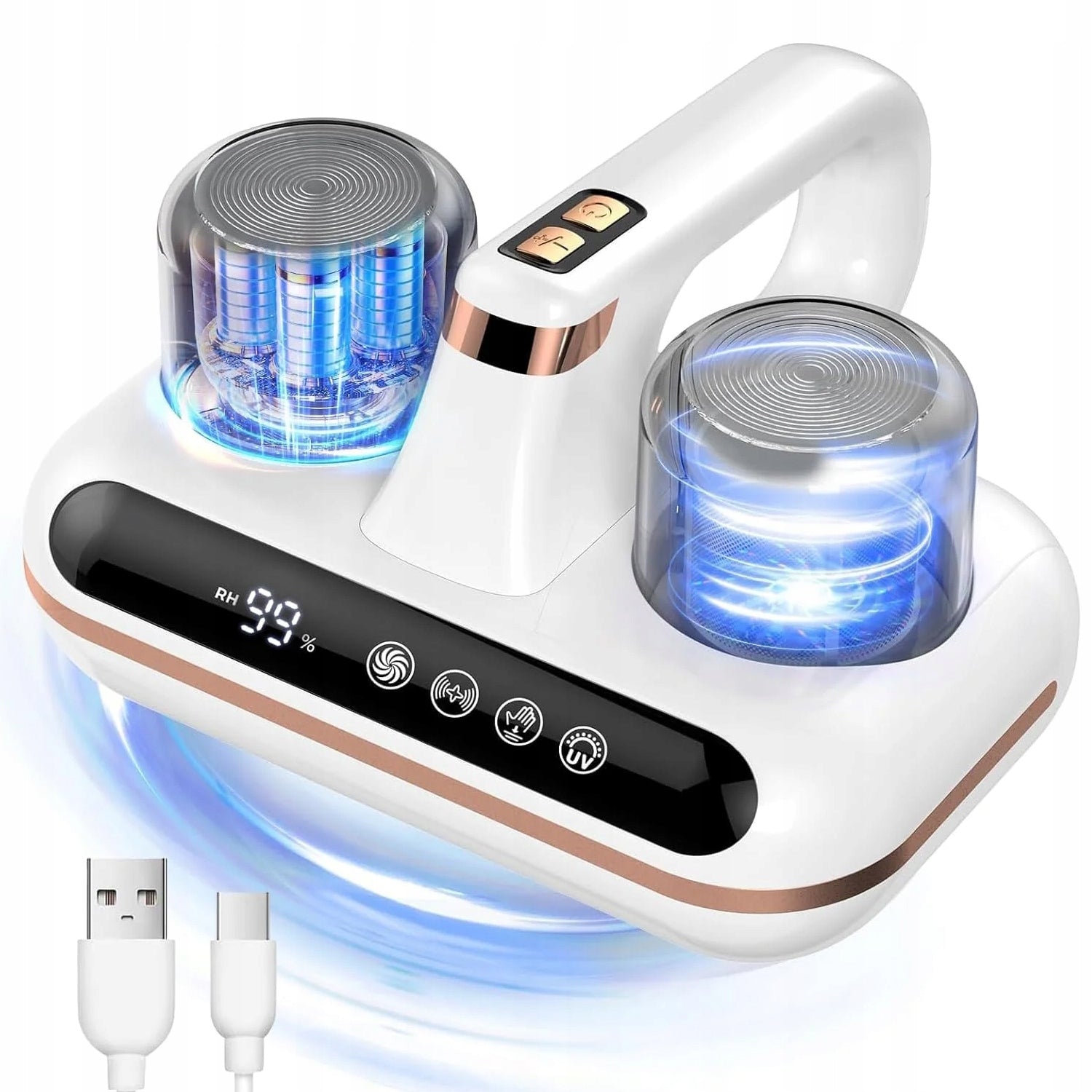 VACUUM CLEANER FOR REMOVING UV MITES ANTIBACTERIAL 10000PA TURBO BRUSH 12V