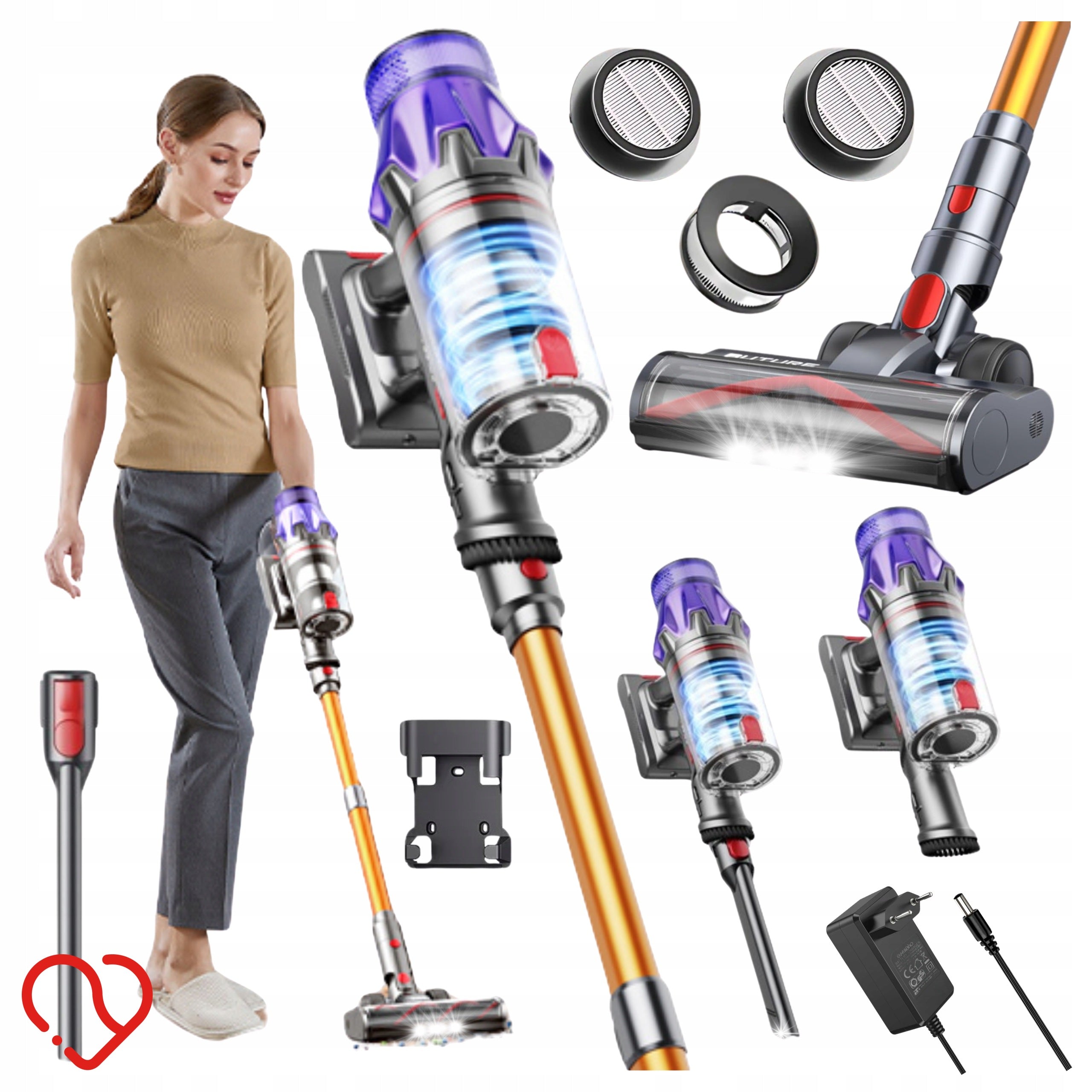 VACUUM CLEANER LARESAR V7 POWERFUL UPRIGHT VACUUM CLEANER POWERFUL CORDLESS VACUUM CLEANER