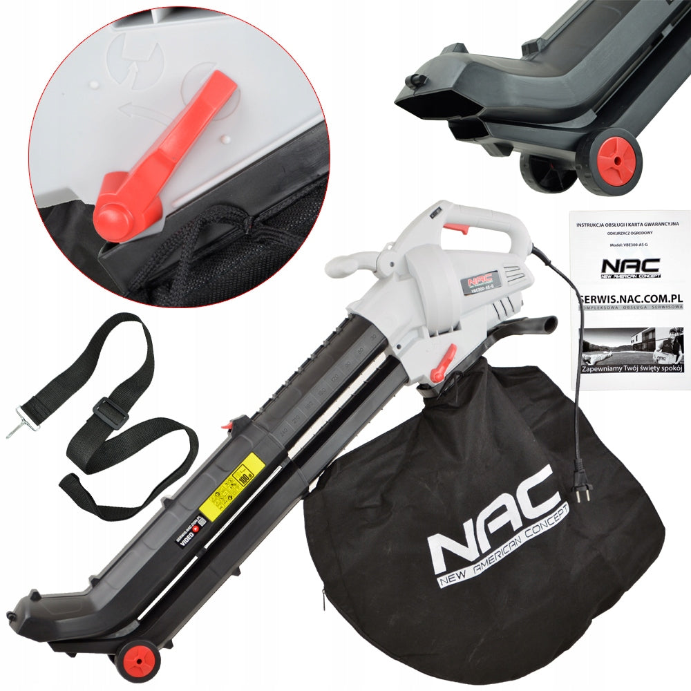 VACUUM CLEANER LEAF BLOWER 3 KW SMOOTH SPEED CONTROL SHREDDING
