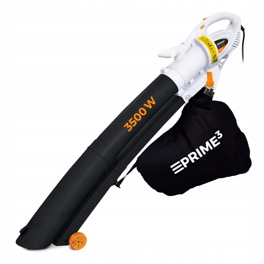 VACUUM CLEANER LEAF BLOWER 3500W ADJUSTABLE SHREDDER + BAG 45L Brand PRIME3