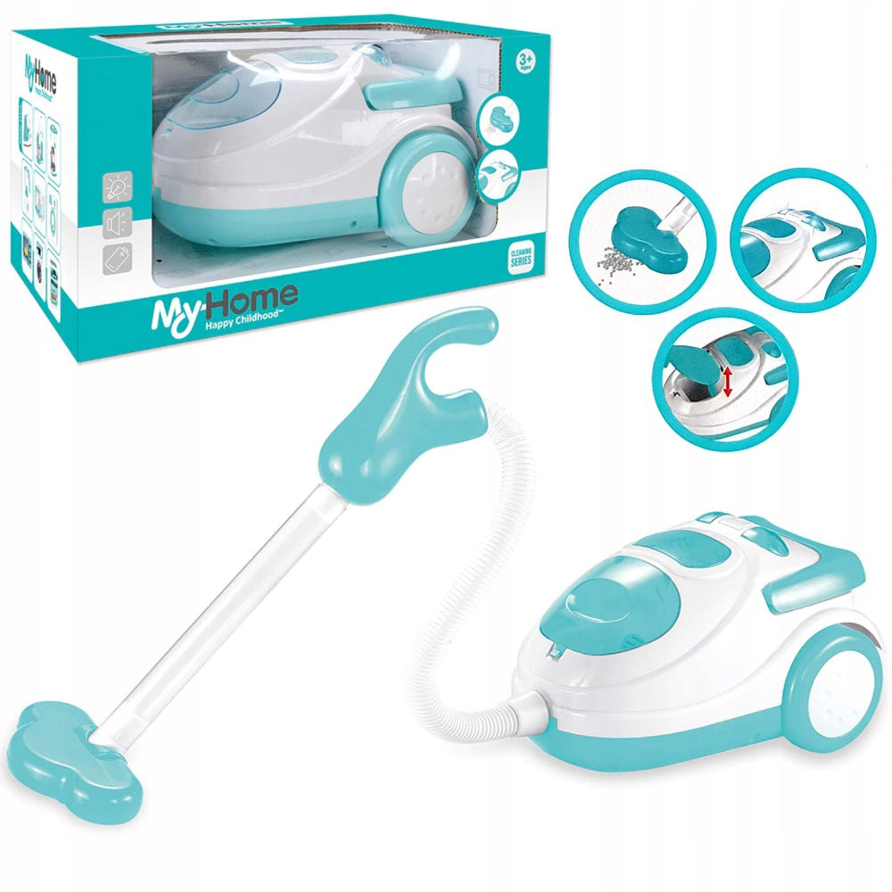 VACUUM CLEANER THANKS TOY COLLECTS BALLS LIGHT SOUND SMALL HOUSEHOLD APPLIANCES FOR CHILDREN