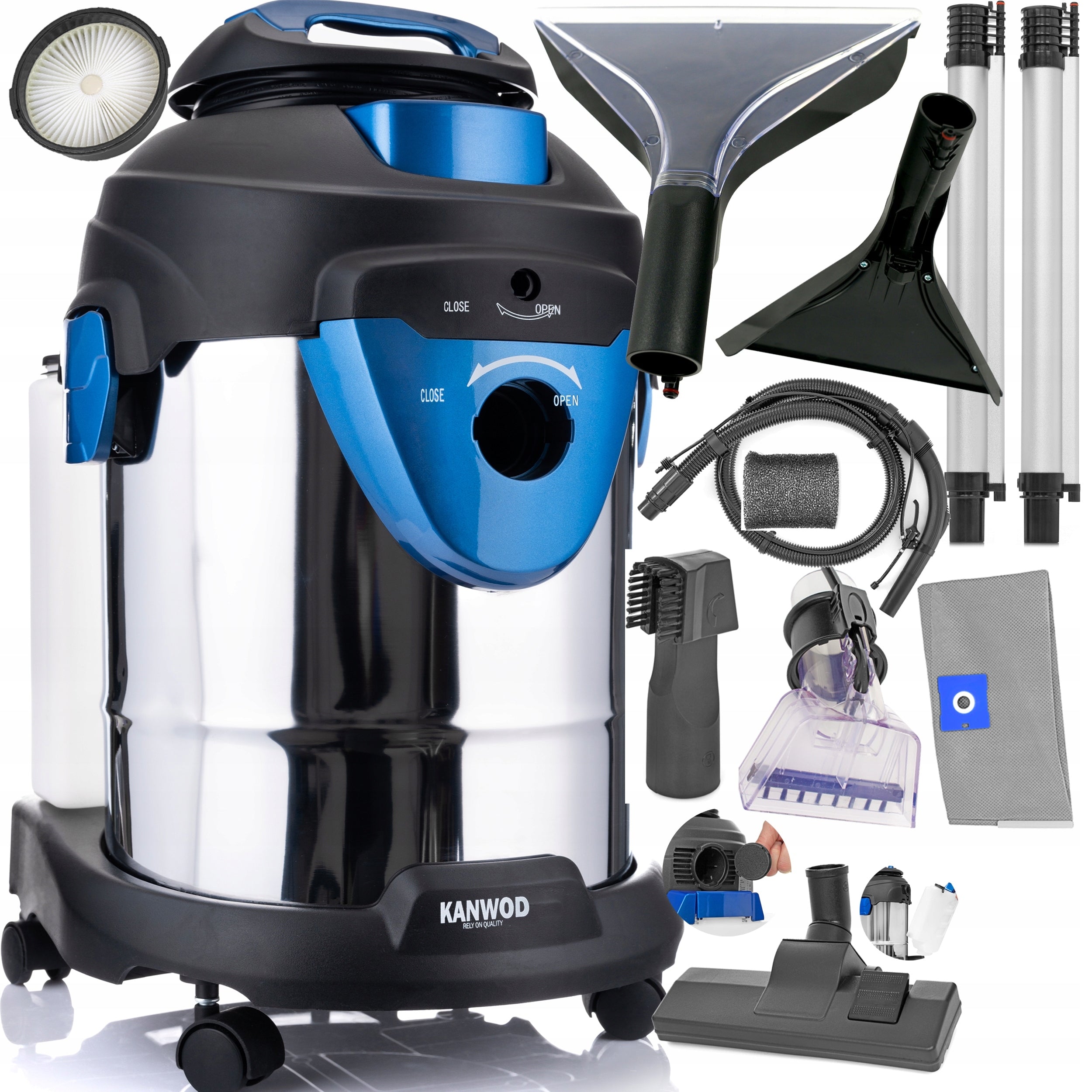 VACUUM CLEANER WASHING KANWOD 2000W CARPET WASHING MATTRESS UPHOLSTERY ULTRA-STRONG