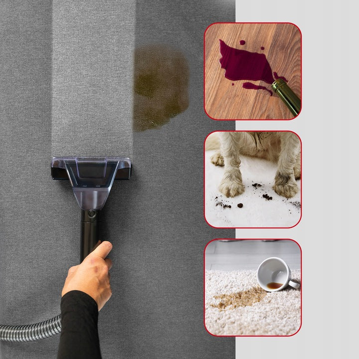 VACUUM CLEANER WASHING LEHMANN CARPET UPHOLSTERY WET DRY SUCTION CUPS SPOT CLEAN Product weight with unit packaging 5.2 kg