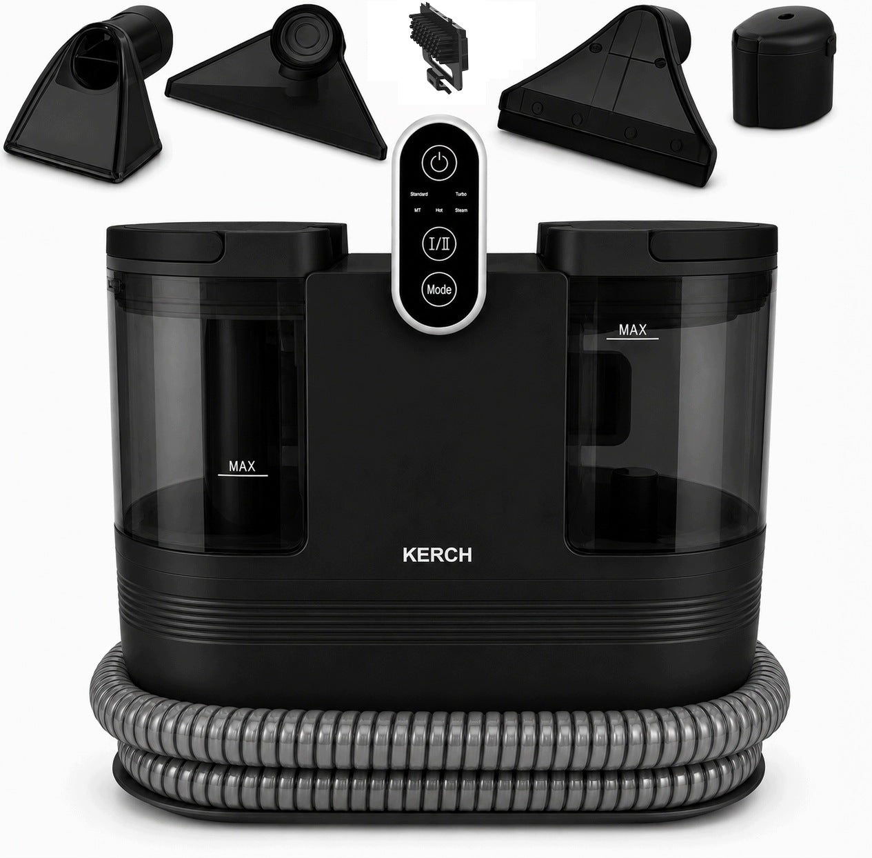 VACUUM CLEANER WASHING UPHOLSTERY SOFA CARPETS KERCH CLARIO BLACK 1700W HEATING