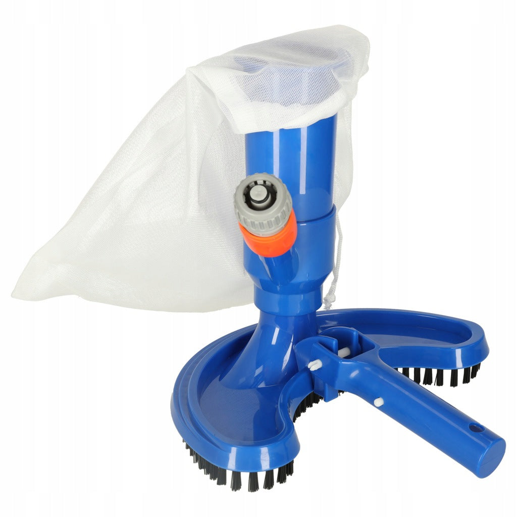 VACUUM CLEANER WITH POOL BOTTOM CLEANING BRUSH MESH POOL SET MESH Packaging status original