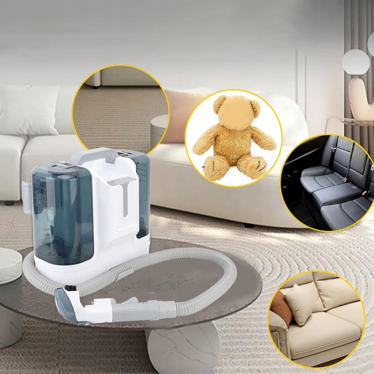 VACUUM CLEANER WITH STEAM CLEANING FUNCTION 2IN1 SPOTCLEANER 450W 11KPA EAN (GTIN) 885658852252