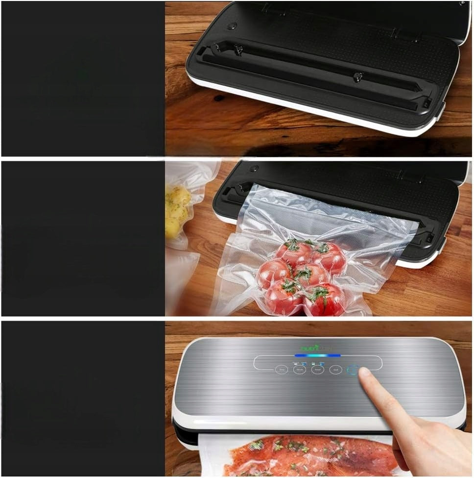 VACUUM SEALER AUTOMATIC KITCHEN SET LED INDICATOR NUTRICHEF Dominant color silver/gray