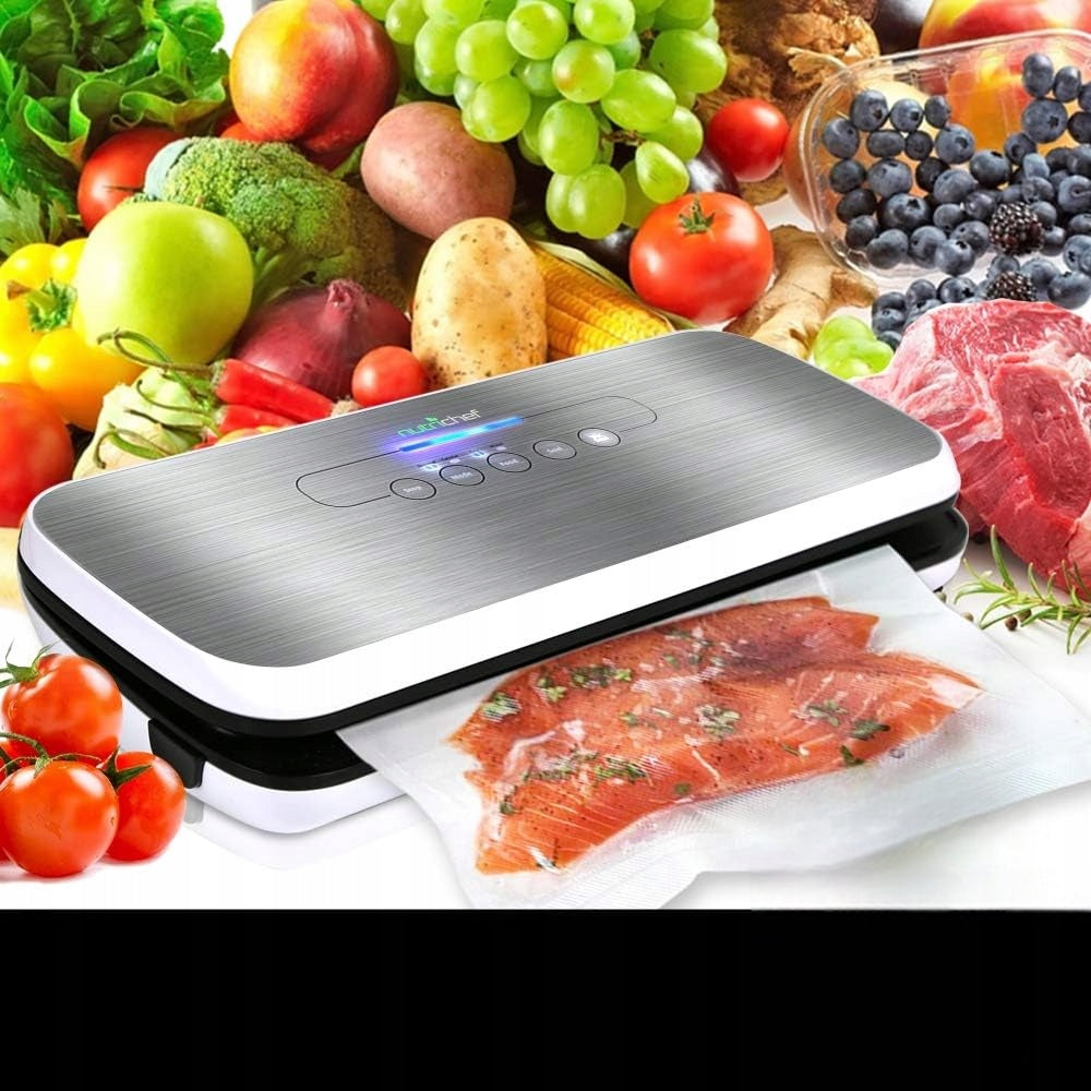 VACUUM SEALER AUTOMATIC KITCHEN SET LED INDICATOR NUTRICHEF Model PKVS18SLEU