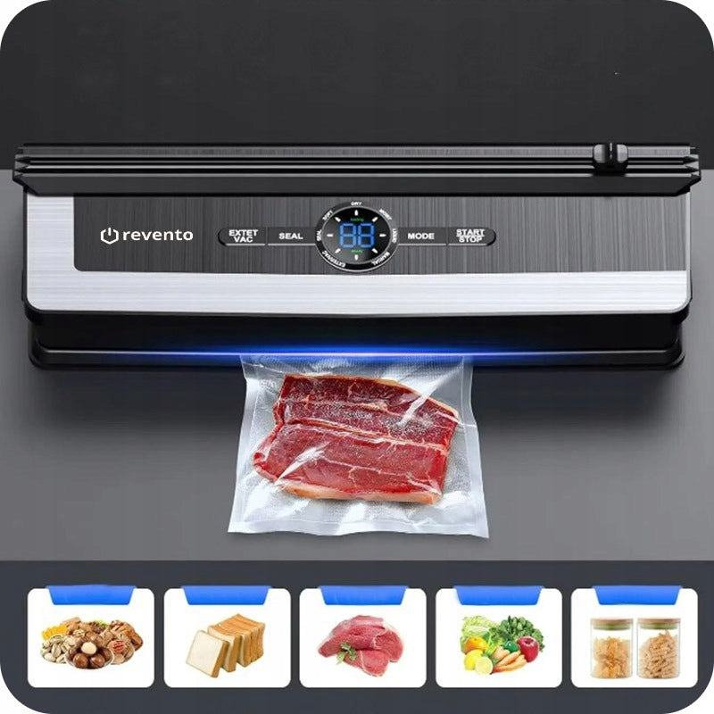 VACUUM SEALER FOR FOOD + BAGS - VACUUM PACKAGING MACHINE FOR FOIL Manufacturer code Zgrzewarka próżniowa do żywności Aroma