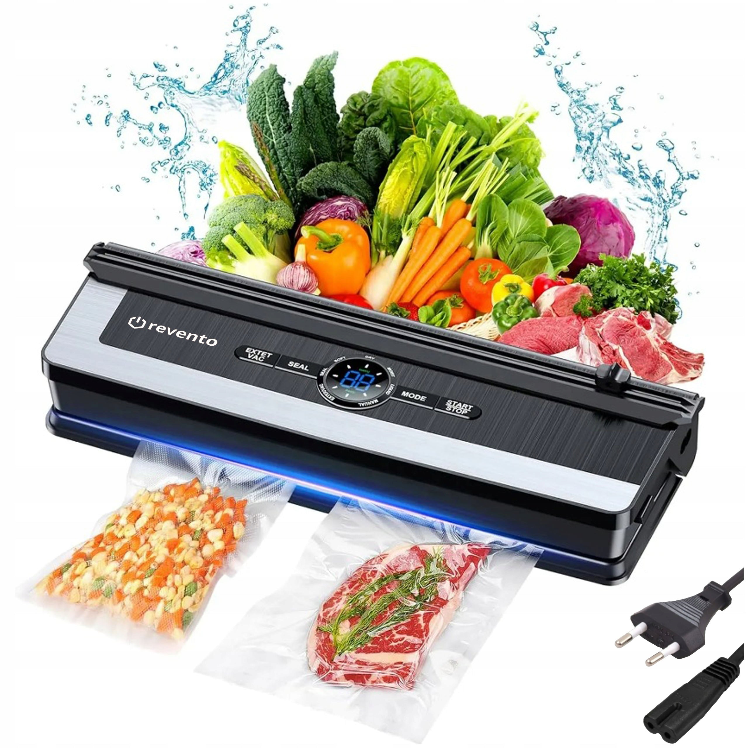 VACUUM SEALER FOR FOOD + BAGS - VACUUM PACKAGING MACHINE FOR FOIL
