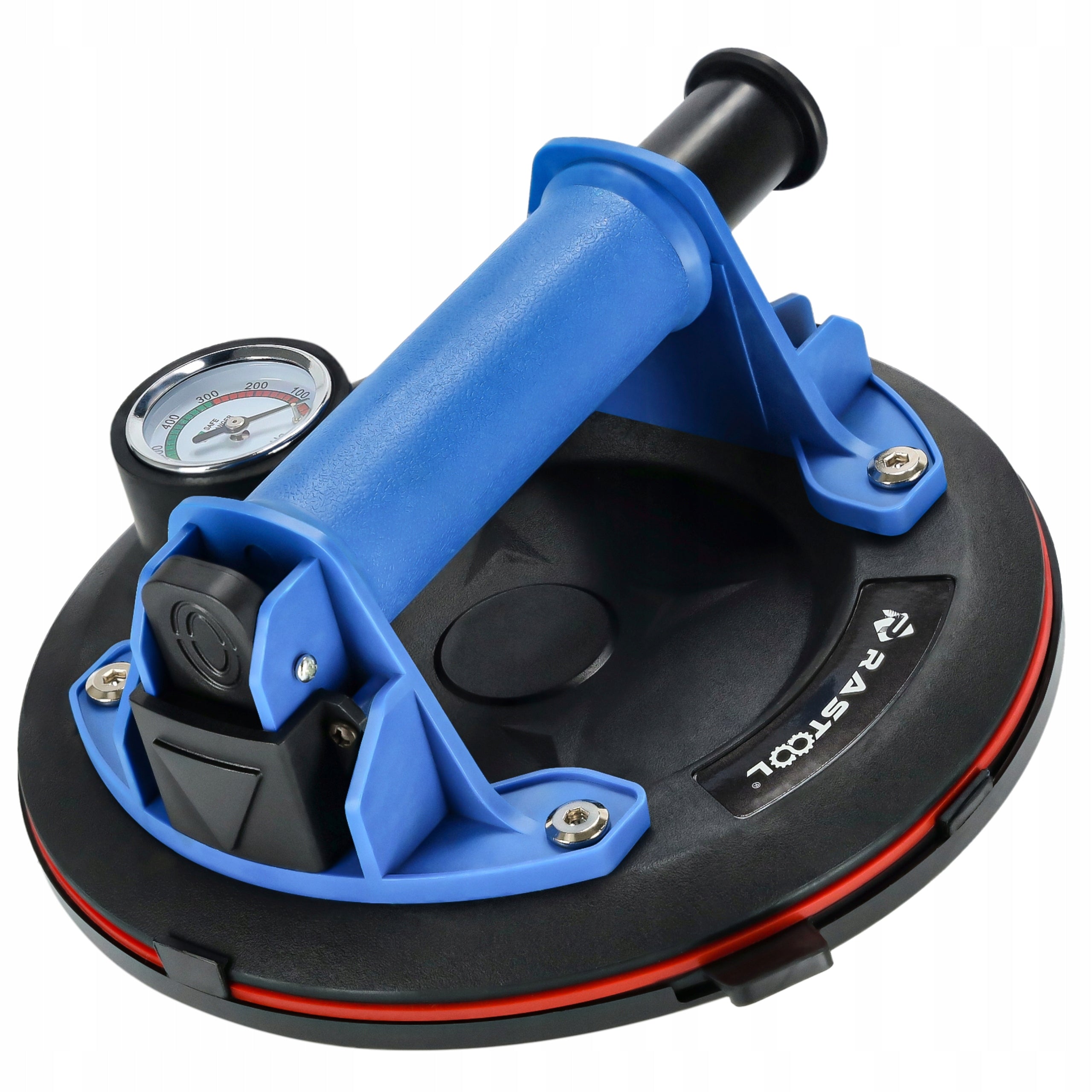 VACUUM SUCTION CUP HOLDER WITH GLASS TILE PUMP WITH PRESSURE GAUGE RS EAN (GTIN) 5904183608013
