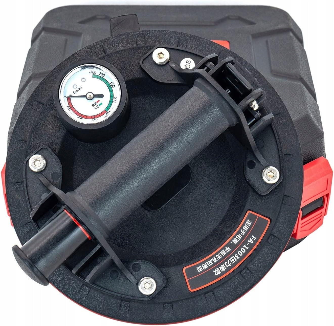 VACUUM SUCTION CUP HOLDER WITH PRESSURE GAUGE WITH GLAZE TILE GLASS PUMP Manufacturer code G02457